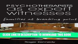 Collection Book Psychotherapists as Expert Witnesses: Families at Breaking Point