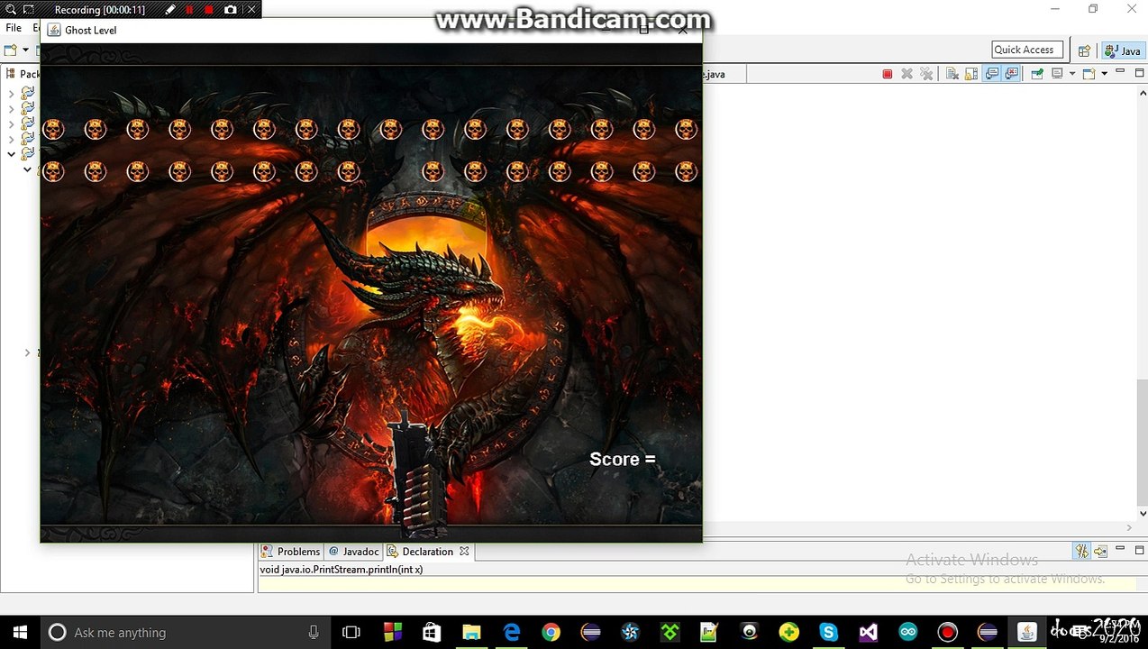 Simple Game in Java using eclipse Part#Final_3