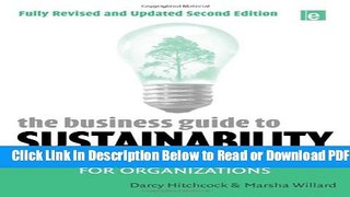 [Get] The Business Guide to Sustainability: Practical Strategies and Tools for Organizations Free