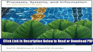 [Get] Processes, Systems, and Information: An Introduction to MIS (2nd Edition) Free Online