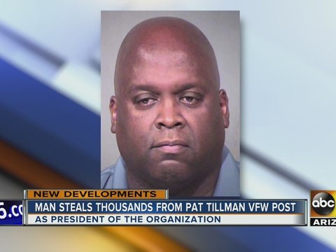 Man arrested in embezzlement of veterans group
