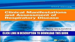[PDF] Clinical Manifestations   Assessment of Respiratory Disease, 6e by Des Jardins MEd RRT,