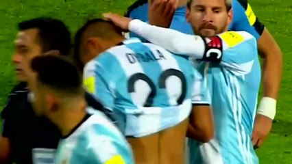 Lionel Messi Angry Reaction After Paulo Dybala get a red card vs Uruguay