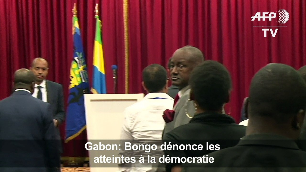 Gabon: Bongo dénonce des émeutes contre la démocratie