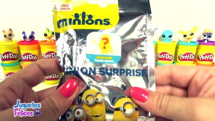 Huevo Sorpresa Gigante de Littlest Pet Shop en Español Plastilina Play Doh