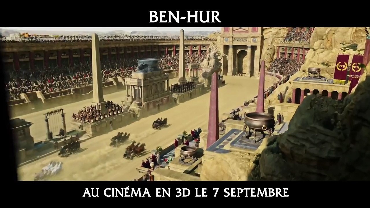 BEN HUR - "La Course de Chars" - Extrait (Morgan Freeman, Action - 2016)