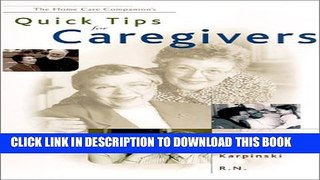 [Read] Quick Tips for Caregivers Full Online