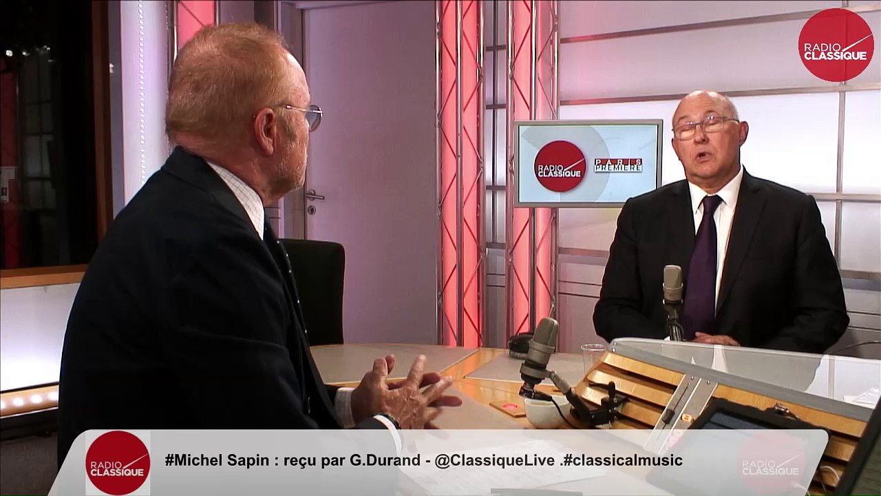 "Non Emmanuel Macron n'est pas un traitre, le mot est trop fort" Michel Sapin (02/09/2016)