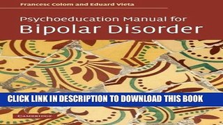 [PDF] Psychoeducation Manual for Bipolar Disorder Full Online