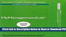 [Get] MyManagementLab with Pearson eText --  Access Card -- for Essentials of Organizational