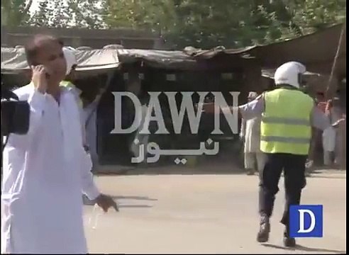 Exclusive footage of Terrorists attack Peshawars Christian Colony