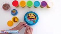 Play Doh How to Make a Giant Blue Hubba Bubba with Play Doh DIY RainbowLearning