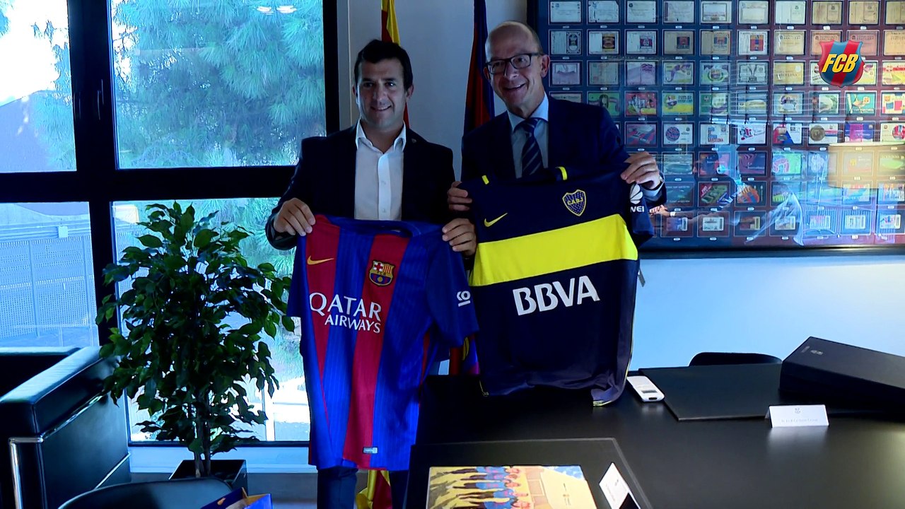 Trobada institucional de les Fundacions de FC Barcelona i Boca Júniors [CAT]