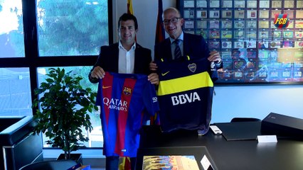 Encuentro institucional de las Fundaciones de FC Barcelona y Boca Júniors [ESP]