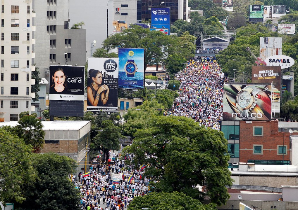 Venezuela: manifestation monstre contre le président Maduro