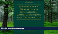 Big Deals  Handbook of Research for Educational Communications and Technology: A Project of the