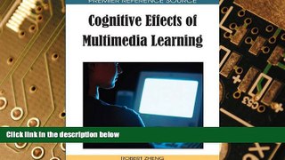 Big Deals  Cognitive Effects of Multimedia Learning  Free Full Read Most Wanted