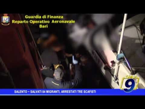 Salento, salvati 84 migranti e arrestati tre scafisti
