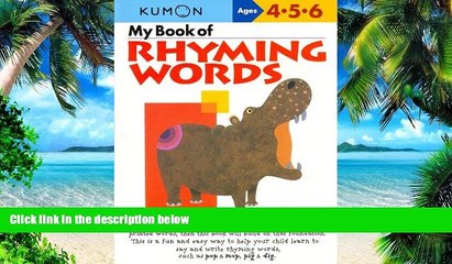 Big Deals  My Book Of Rhyming Words (Kumon Workbooks)  Best Seller Books Best Seller