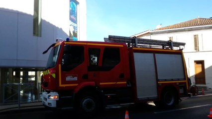 Fuite d'eau au cinéma de Blaye, les pompiers