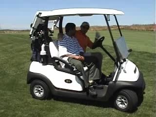 Golf with Microsoft Executives