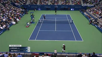 S. Johnson vs. J. Del Potro - Round 2 - Condensed Match