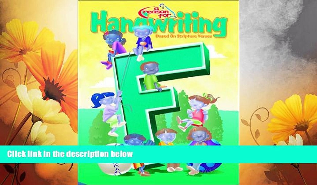 READ FREE FULL  A Reason for Handwriting, Cursive F, Grade 6  READ Ebook Full Ebook Free
