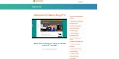 Passion Blog Pro Review