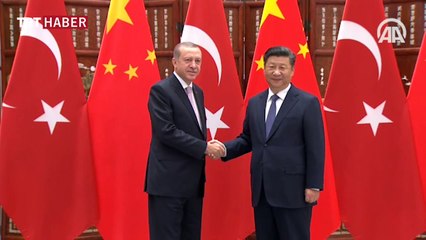 Cumhurbaşkanı Erdoğan, Çin Cumhurbaşkanı Şi ile görüştü