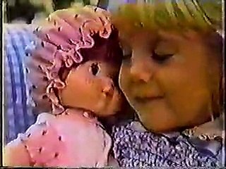 VINTAGE 80S STRAWBERRY SHORTCAKE BLOW KISS BABY DOLL COMMERCIAL