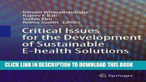 [PDF] Critical Issues for the Development of Sustainable E-health Solutions (Healthcare Delivery