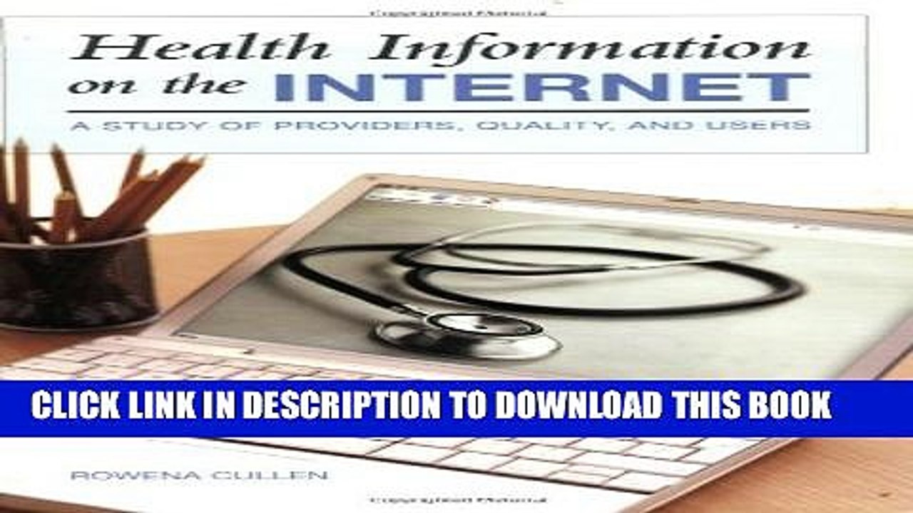 [PDF] Health Information on the Internet: A Study of Providers, Quality, and Users Full Colection