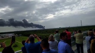 Secondary Explosions at SpaceX Pad