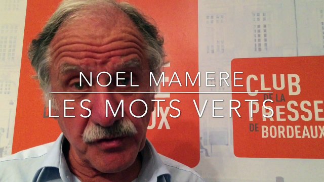 Mamère présente son livre : Les Mots Verts