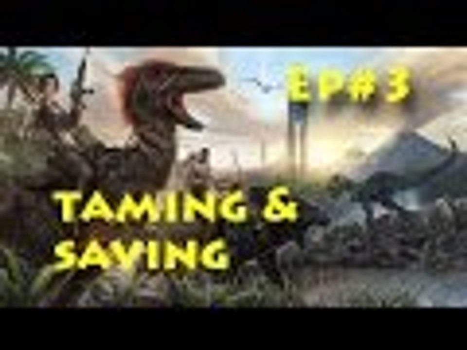 Xbox One Ark Survival Evolved Ep#3 Dodo tame Protecting our base