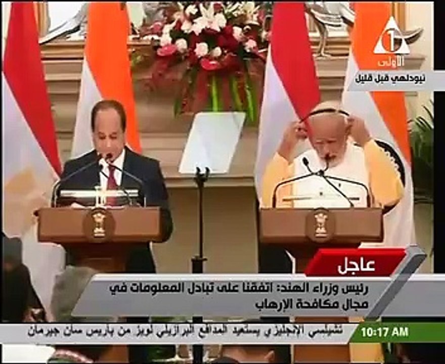 رئيس وزراء الهند: مشاركة مصر فى قمة العشرين إضافة وسيثرى نتائجها
