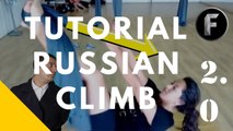 Aerial fabrics tutorial, russian climb 2016