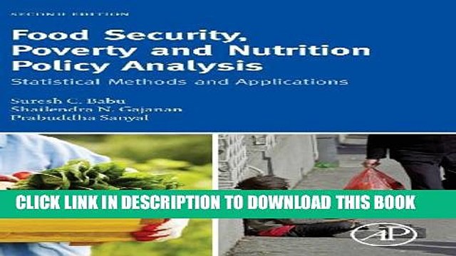 [PDF] Food Security, Poverty and Nutrition Policy Analysis: Statistical Methods and Applications