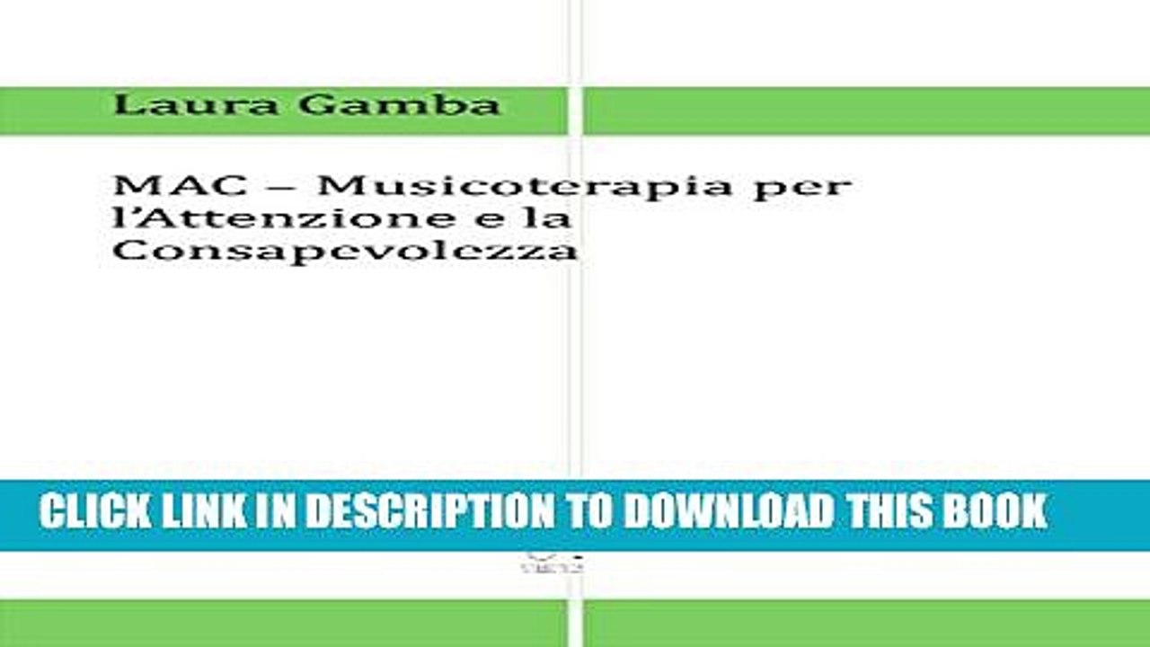 [PDF] MAC - Musicoterapia per l attenzione e la consapevolezza Popular Online