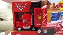 Rayo McQueen en español Camión trailer de juguete de Rayo Mcqueen en Mundo juguetes