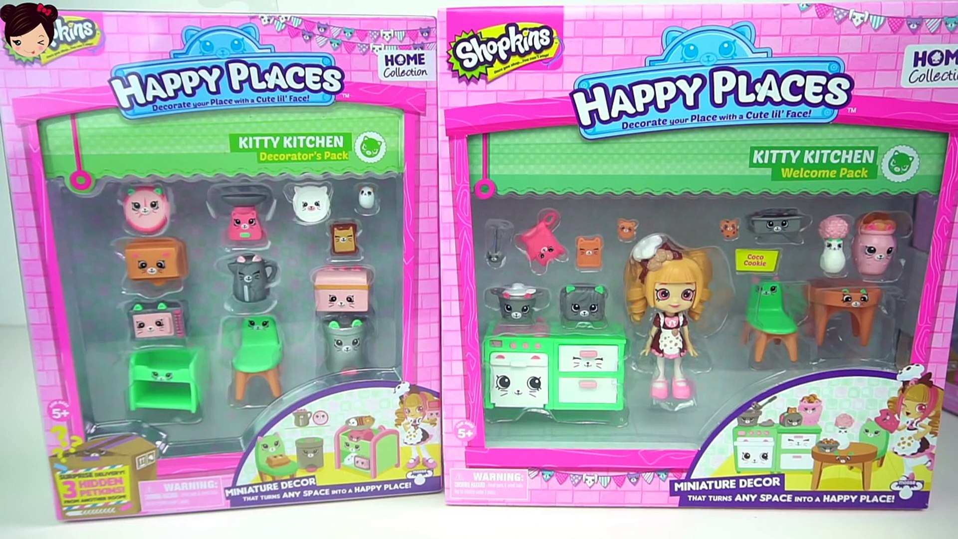 Petkins Shopkins Happy Places Home Party Studio + Surprise Blind