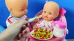 Nenuco Baby Doll Eats Lunch Baby Born Doll Toy Food Baby Doll Toy Videos by Toysandfunnykids