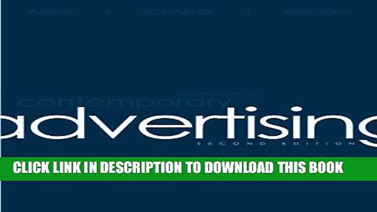 [PDF] Essentials of Contemporary Advertising Full Online