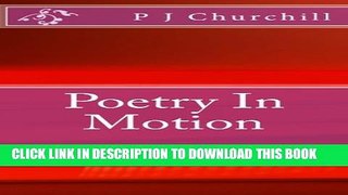 [Read] Poetry In Motion Free Books