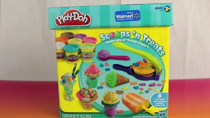 Video herunterladen: Play Doh Scoops N Treats Ice Cream Cones, Popsicles, Scoops, Sundaes and Play-Doh Waffle Cones