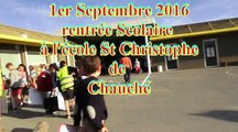1er Septembre 2016 rentrée des classes