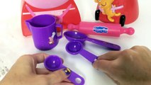 Peppa Pig Cooking Play Set Play Doh Food Ice Cream Playdough Chef Peppa Pig Cooking Set Carry Case