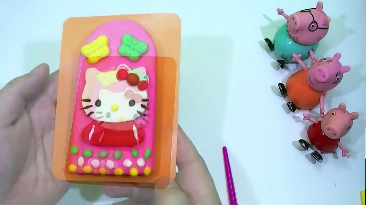 Play and Learn Colours with Play Doh Hello Kitty and Ice Cream Molds Fun Creative for Kids