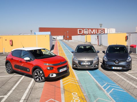 La nouvelle C3 face aux Peugeot 208 et Renault Clio