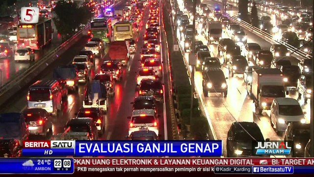 Sistem Ganjil Genap Sedikit Kurangi Kemacetan Lalu Lintas